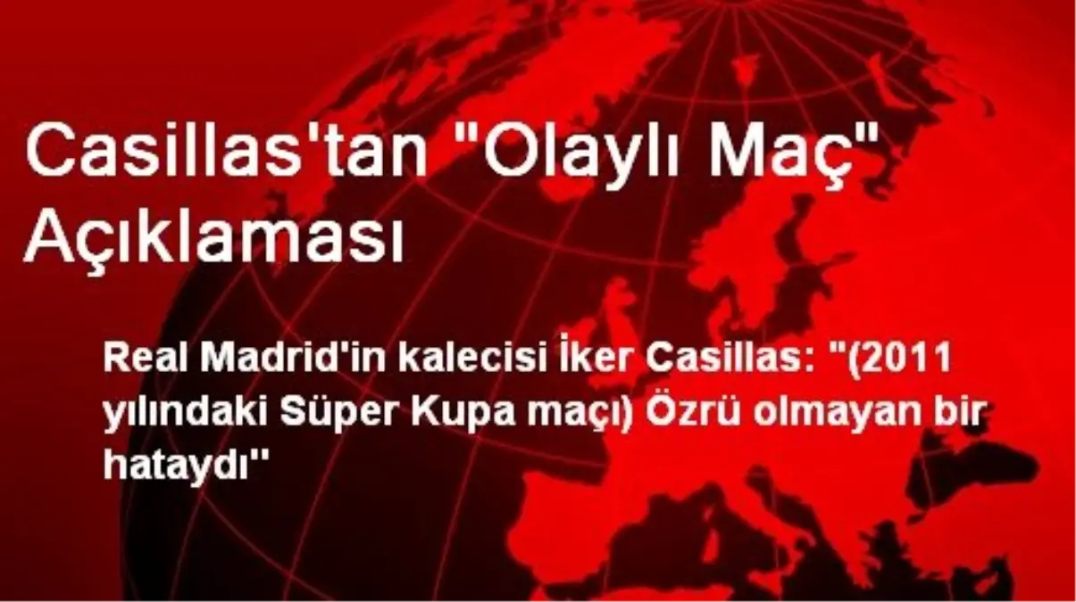 "Özrü Olmayan Tarihi Bir Hataydı"