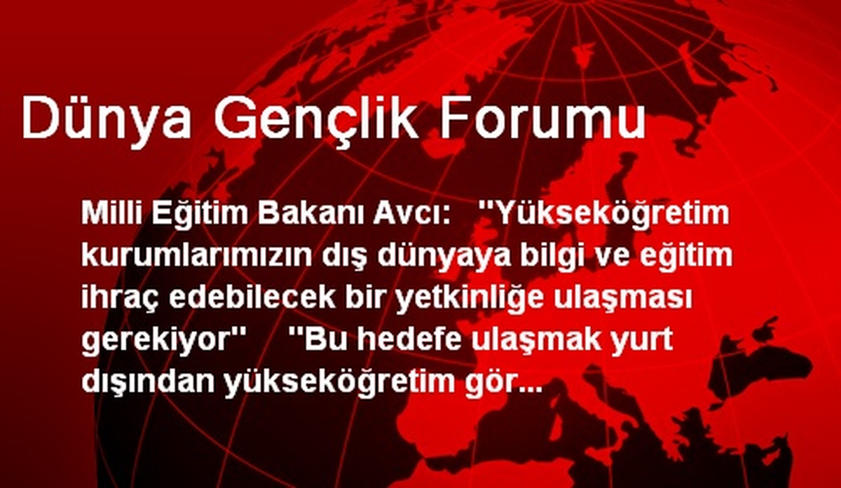 Dünya Gençlik Forumu