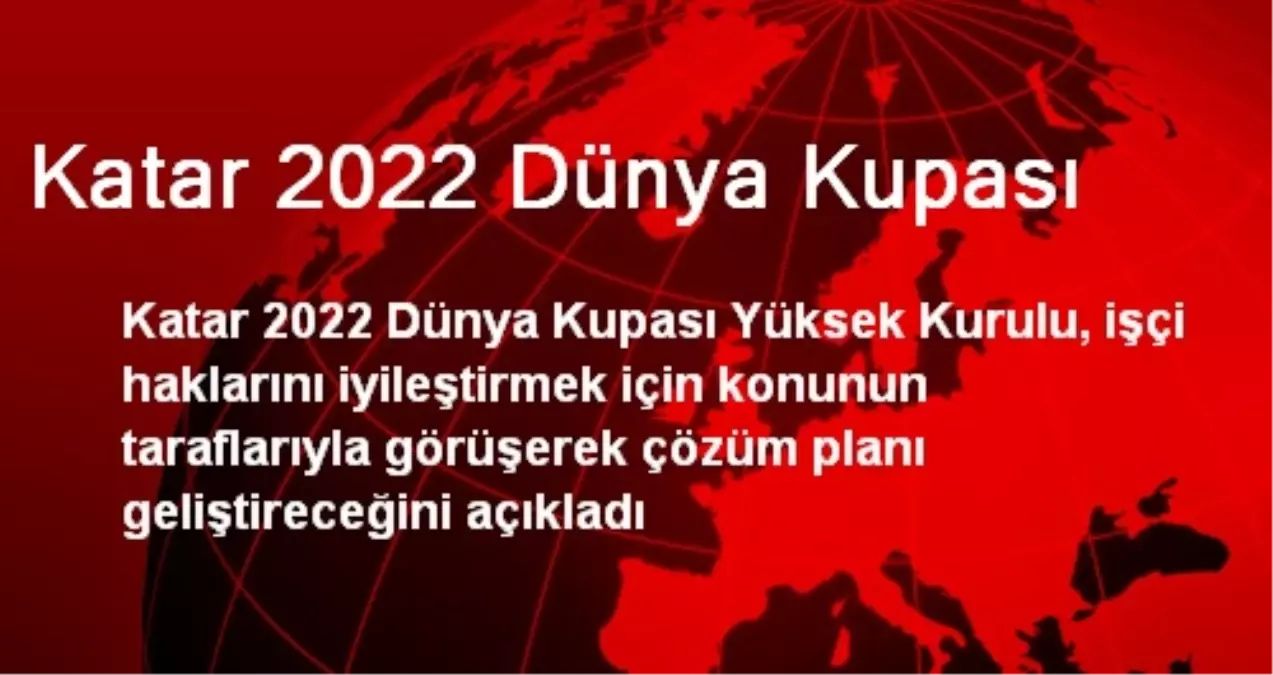 Katar 2022 Dünya Kupası