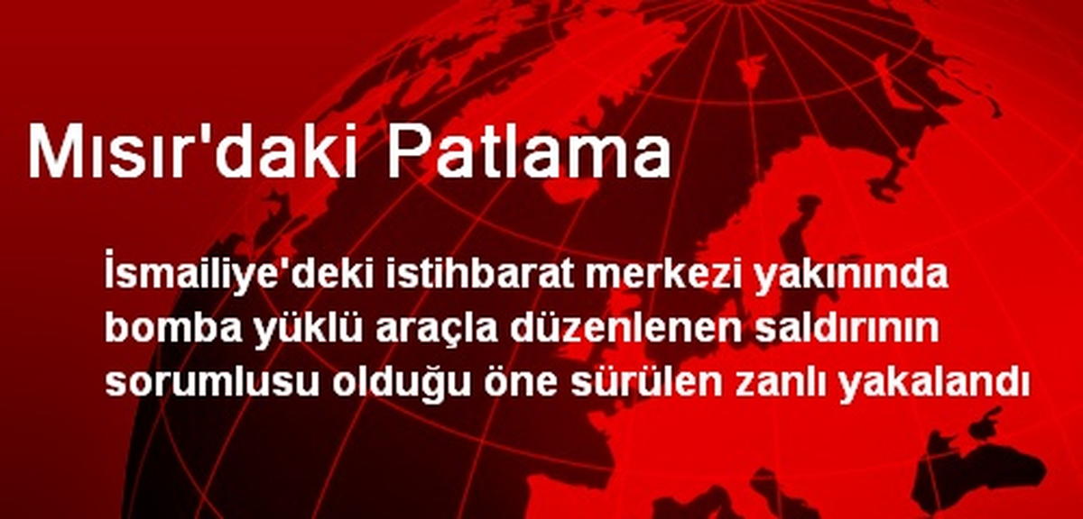 Mısır\'daki Patlama