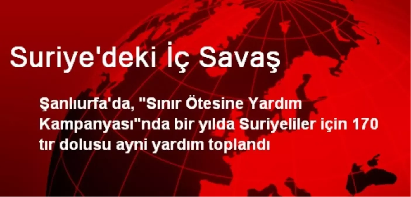 Suriye\'deki İç Savaş