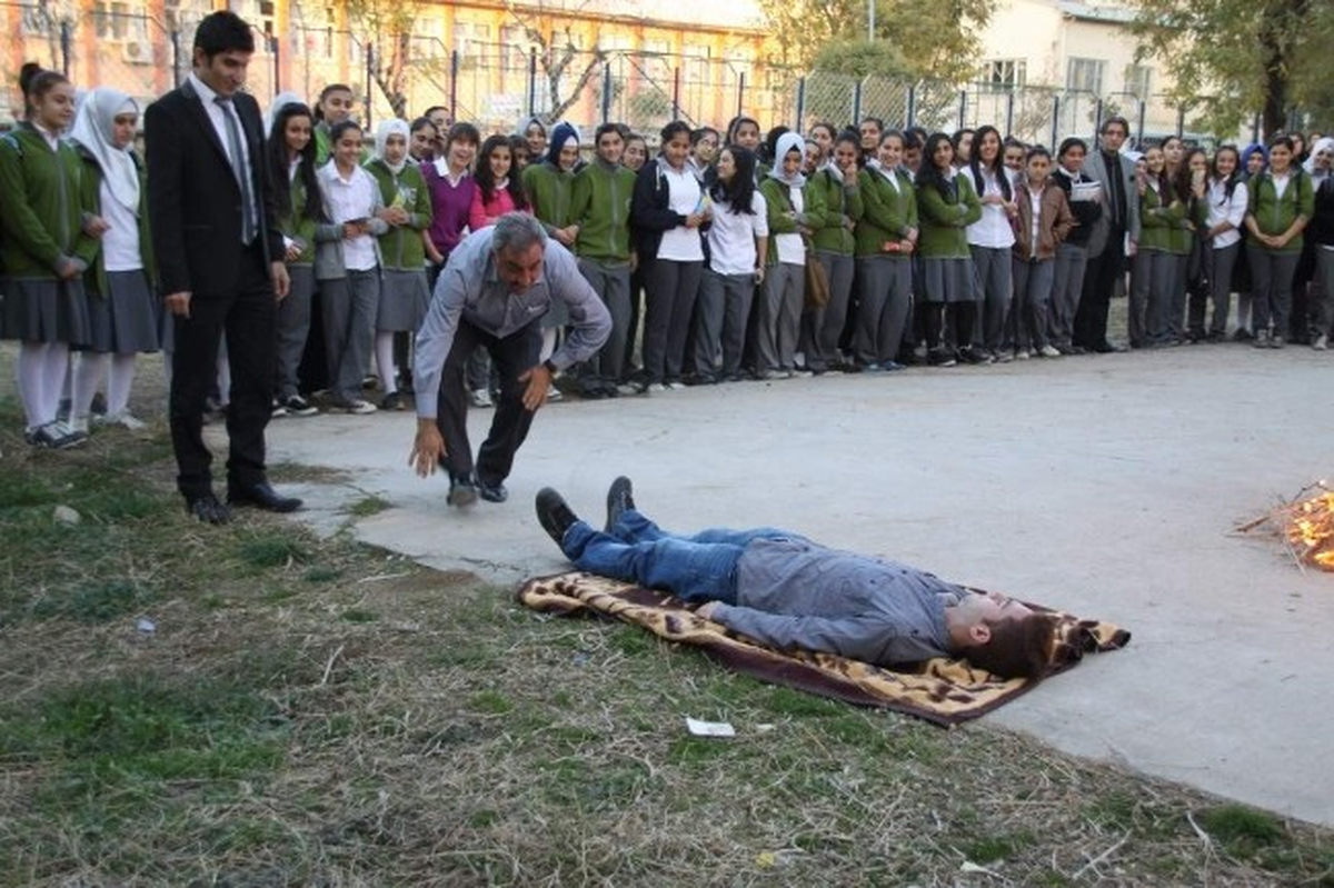 Siirt\'te Yangın Tatbikatı Yapıldı
