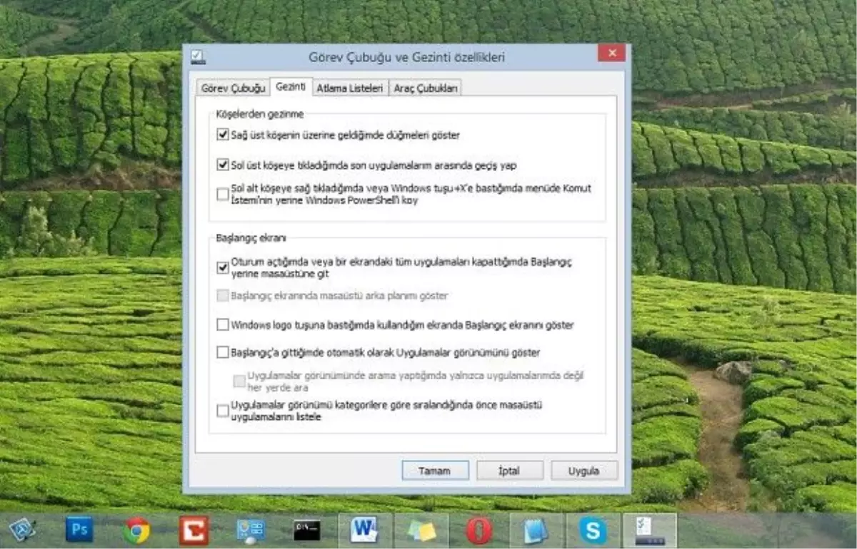 Windows 8.1\'e 8 ince ayar!