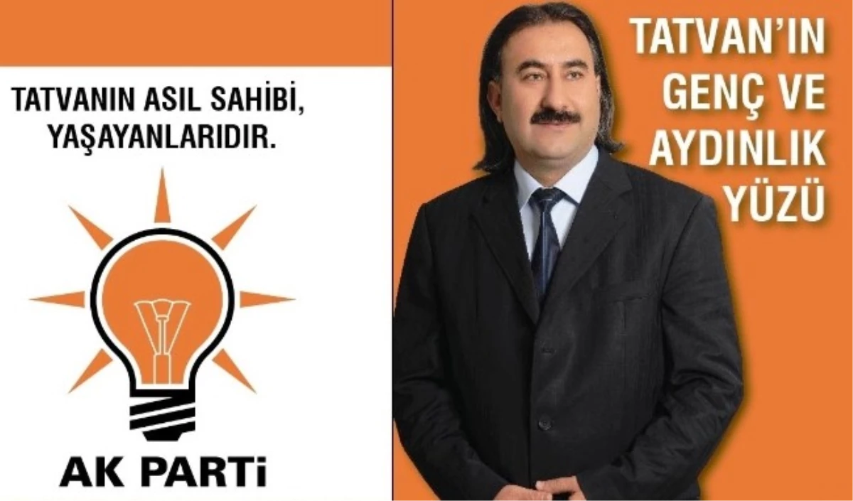 AK Parti\'den Aday Adayı Şahin: "Tatvan\'ı Projelerle Kalkındıracağız"