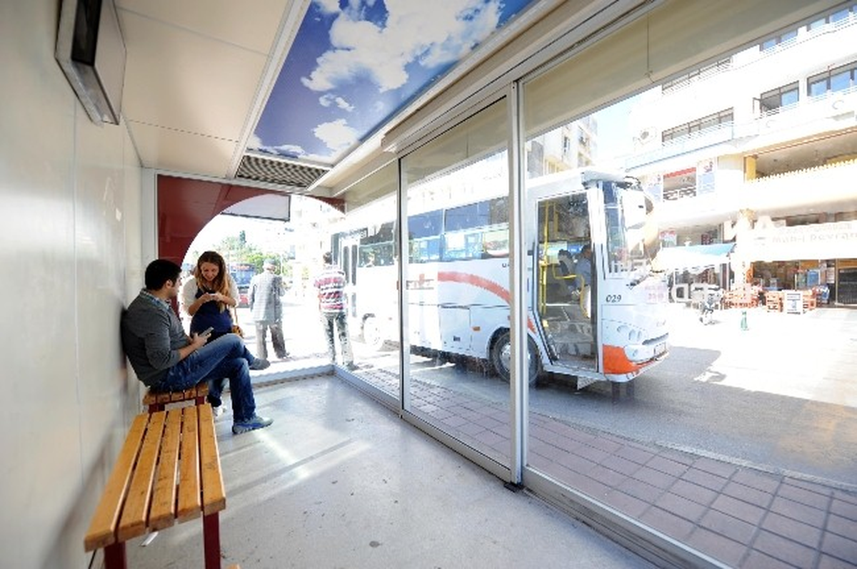 Antalya\'da Klimalı Durak Sayısı 34 Oldu