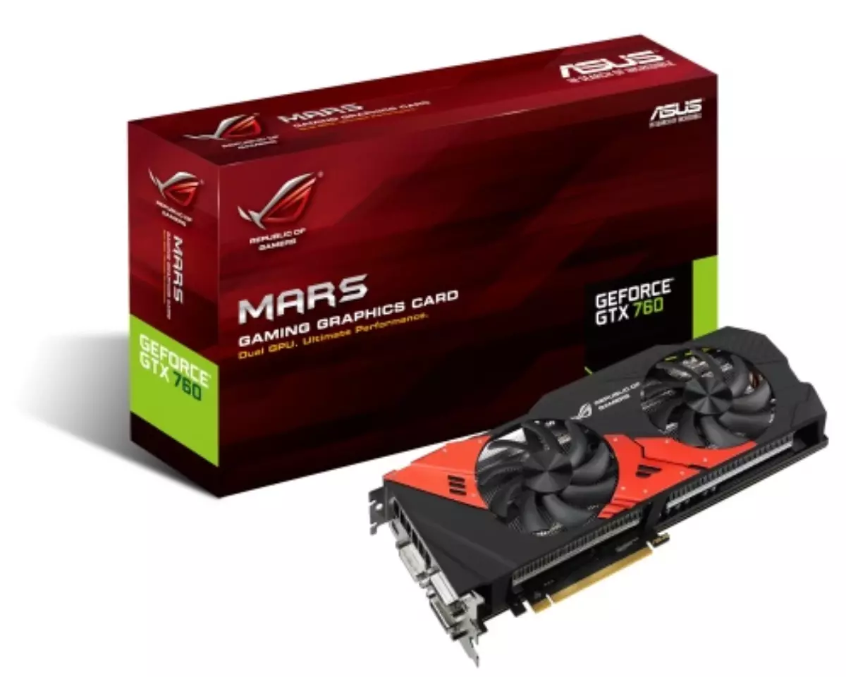 ASUS Republic of Gamers Mars 760 Ekran Kartını Sunar