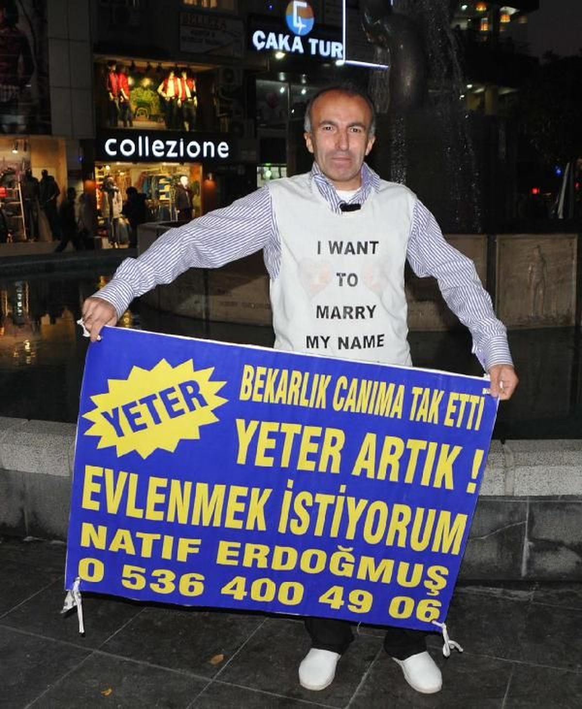 Bekarlık Canına Yetince Pankartla Eş Aradı