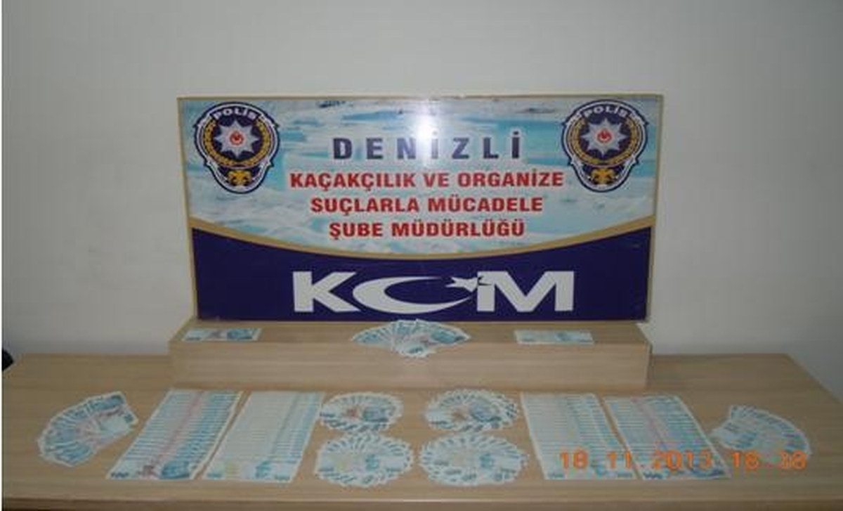 Denizli\'de Sahte Para Operasyonu