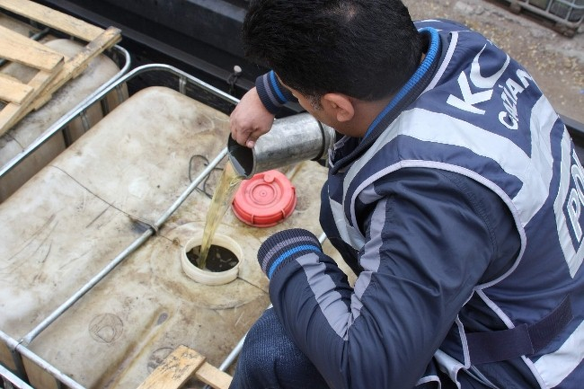 Gaziantep\'te 38 Bin 974 Litre Kaçak Akaryakıt Ele Geçirildi