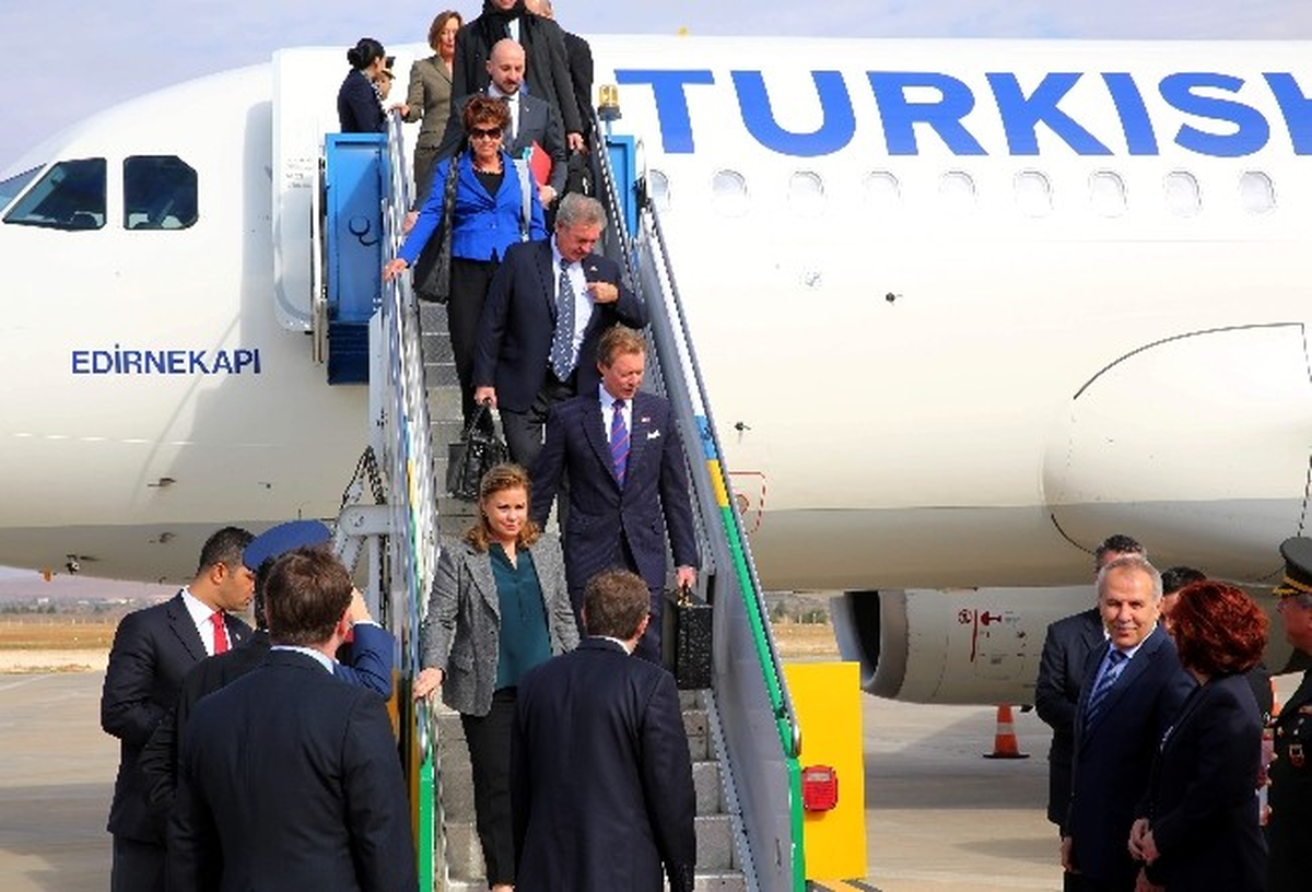 Lüksemburg Büyük Dükü Henri ve Eşi Büyük Düşes Maria Teresa Gaziantep\'te