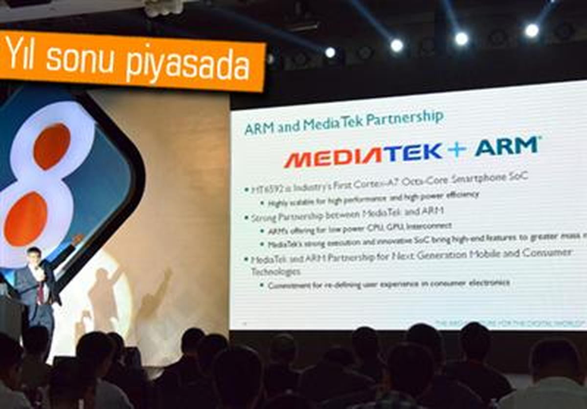 Mediatek, Dünyanın İlk Gerçek 8 Çekirdekli Mobil Yonga Setini Tanıttı