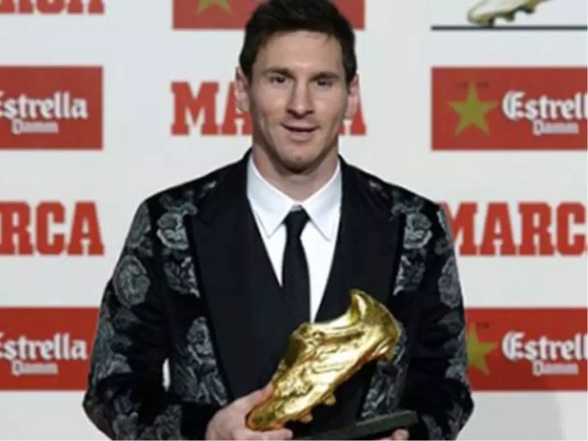 Messi, Altın Ayakkabı Ödülünü Aldı