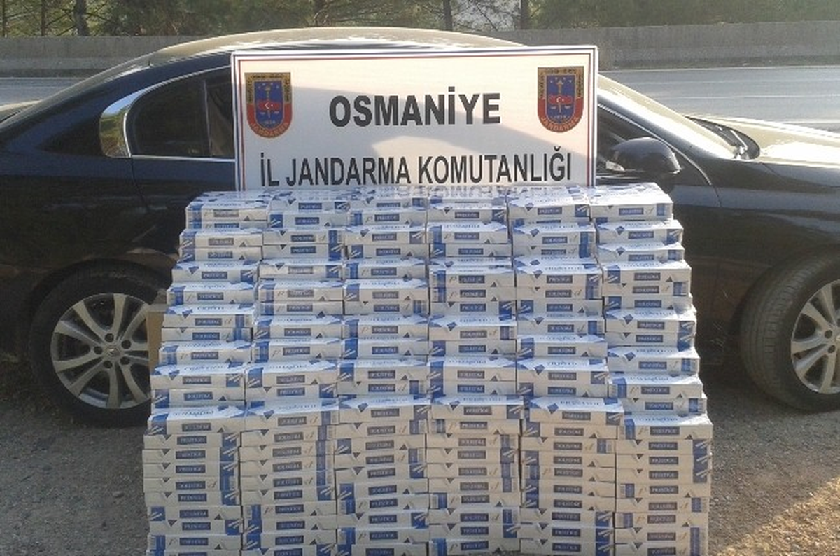 Osmaniye\'de 10 Bin Paket Kaçak Sigara Ele Geçirildi