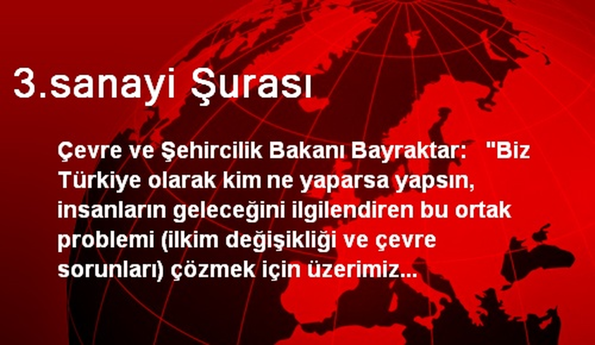3.sanayi Şurası