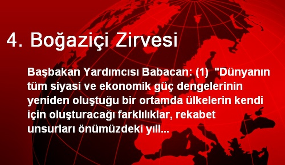 4. Boğaziçi Zirvesi