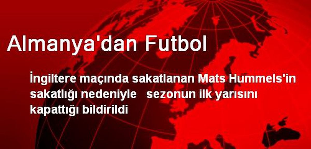 Borussia Dortmundlu Mats Hummels, İlk Yarıyı Kapattı