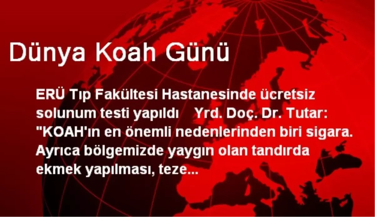 Dünya Koah Günü