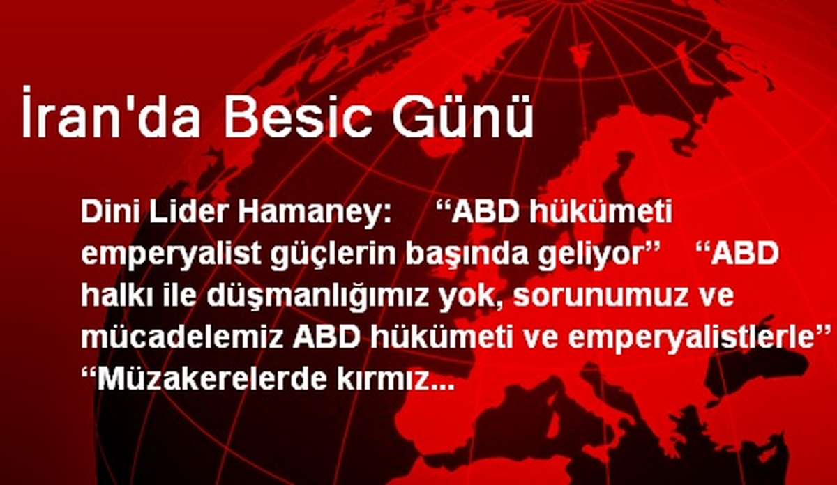 İran\'da Besic Günü
