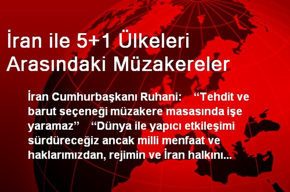 İran ile 5+1 Ülkeleri Arasındaki Müzakereler