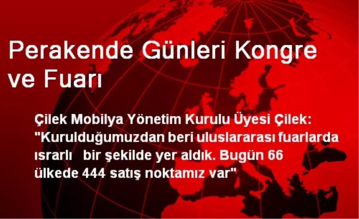 Perakende Günleri Kongre ve Fuarı