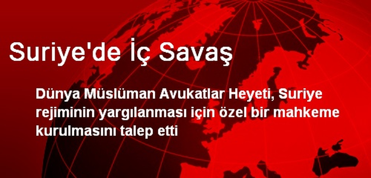 Suriye\'de İç Savaş