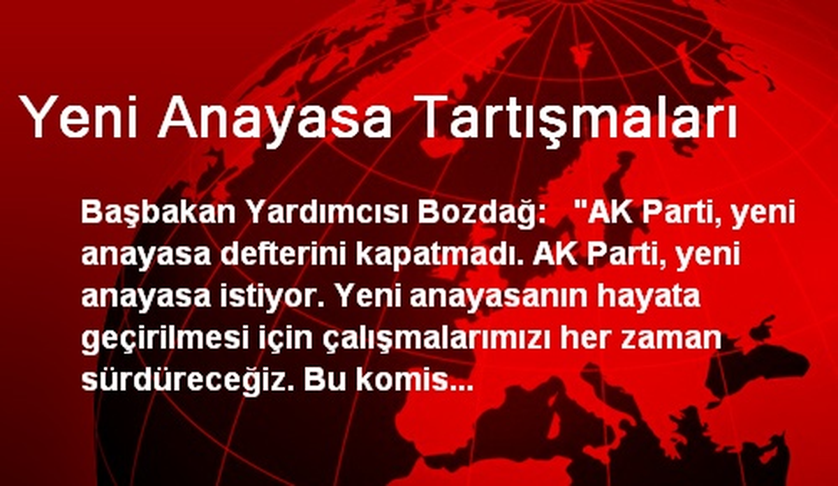 Yeni Anayasa Tartışmaları