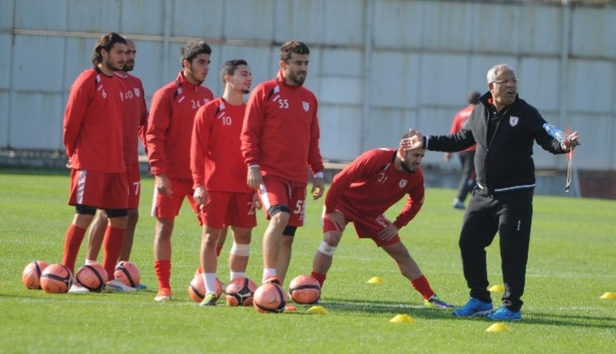 Samsunspor Şut Çalıştı