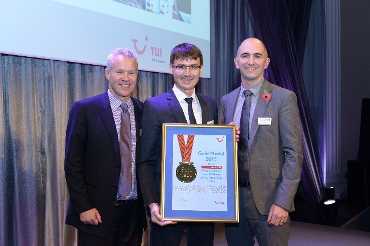 Ali Bey Hotels Resorts\'e Tuı 2013 Gold Awards\'dan İki Ödül