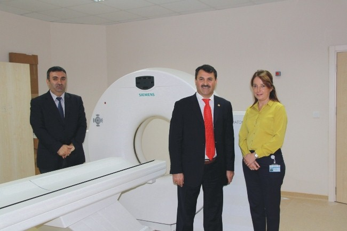 Aydın İl Özel İdaresi\'nden Didim Devlet Hastanesine Tomografi Cihazı.