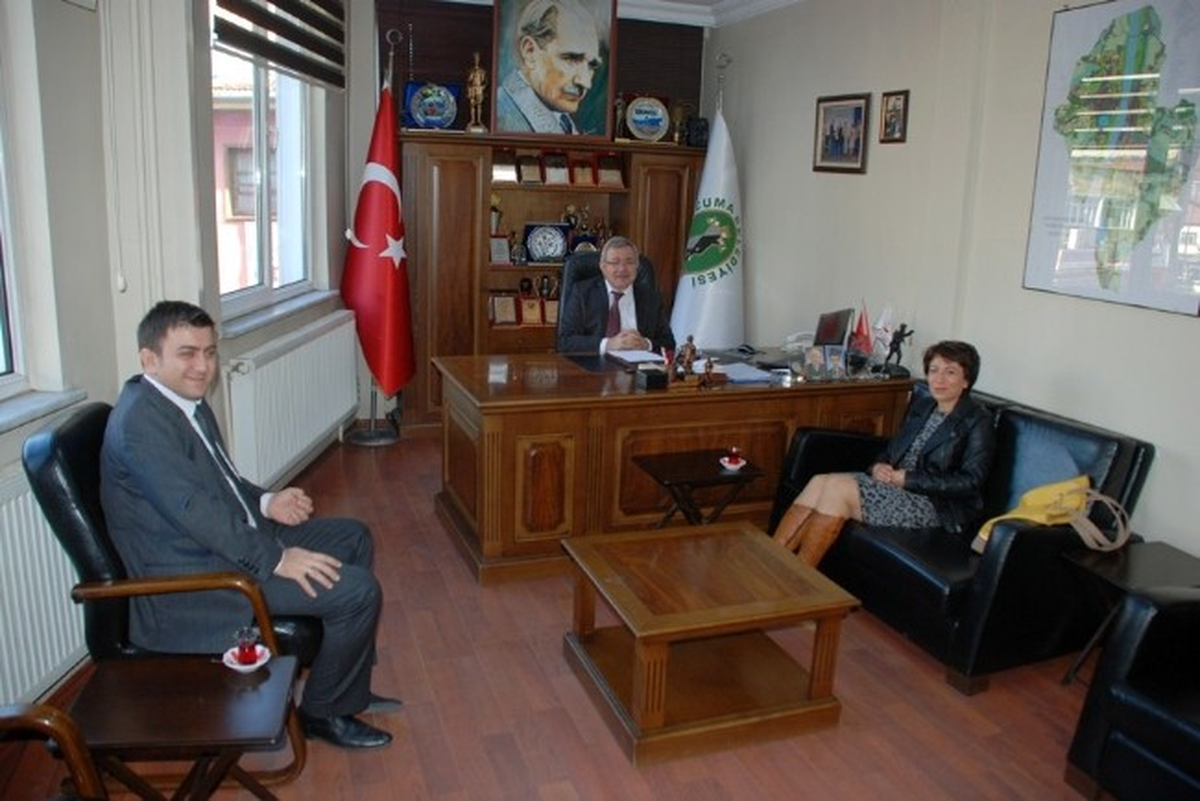 Banka Müdürü Çamurcu\'dan Başkan Gülşen\'e Ziyaret