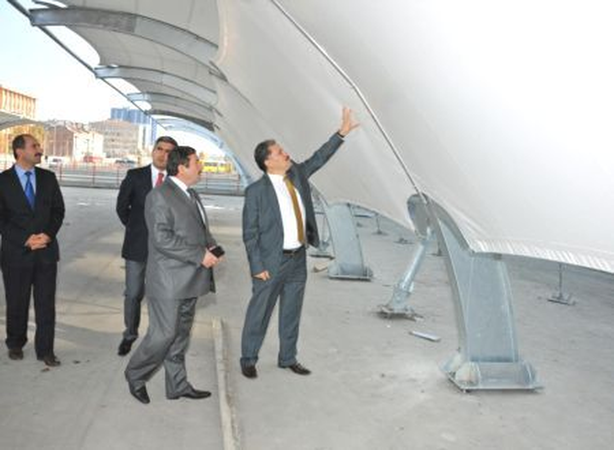 Çakır Çevre Yolu\'nda İncelemelerde Bulundu