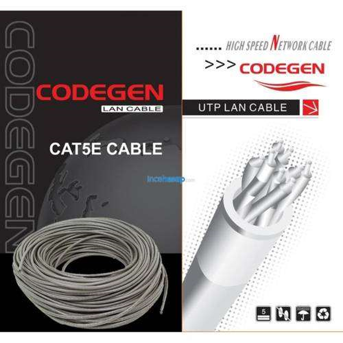 Codegen Cat-5e Utp 305 Metre 24awg Cca Kablo