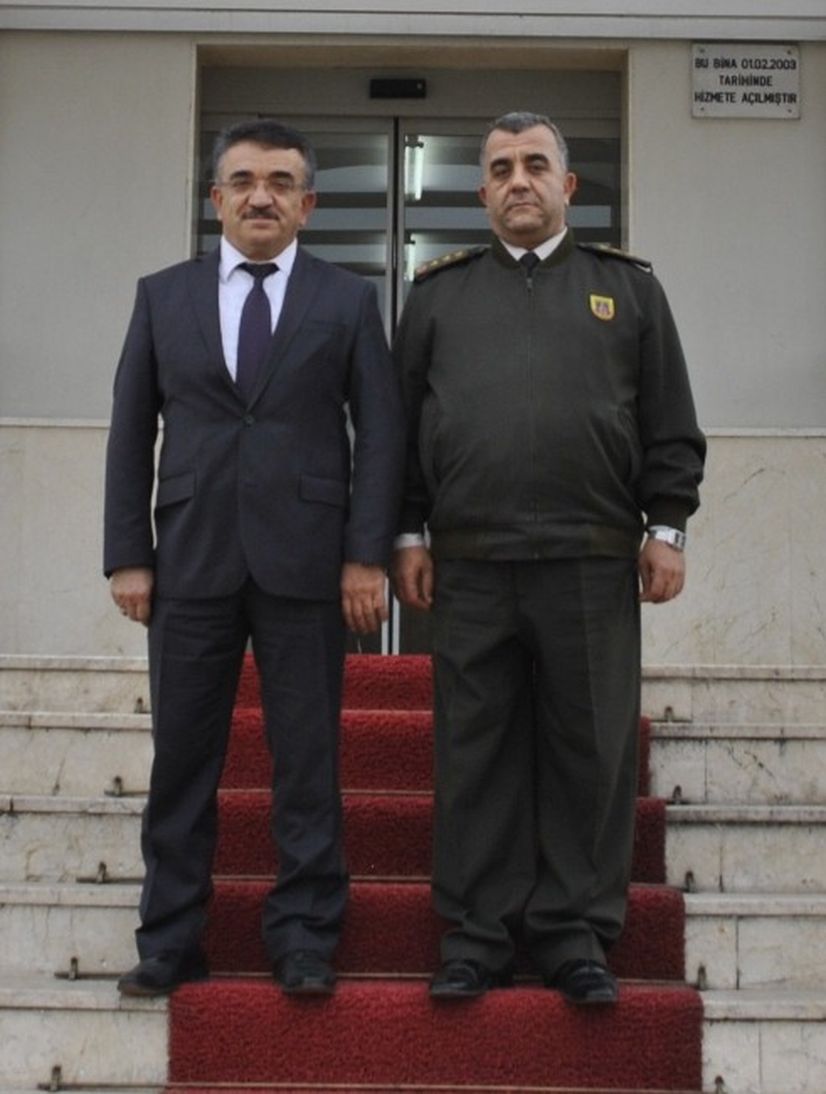 Esnaf Başkanından Jandarmaya Tebrik Ziyareti
