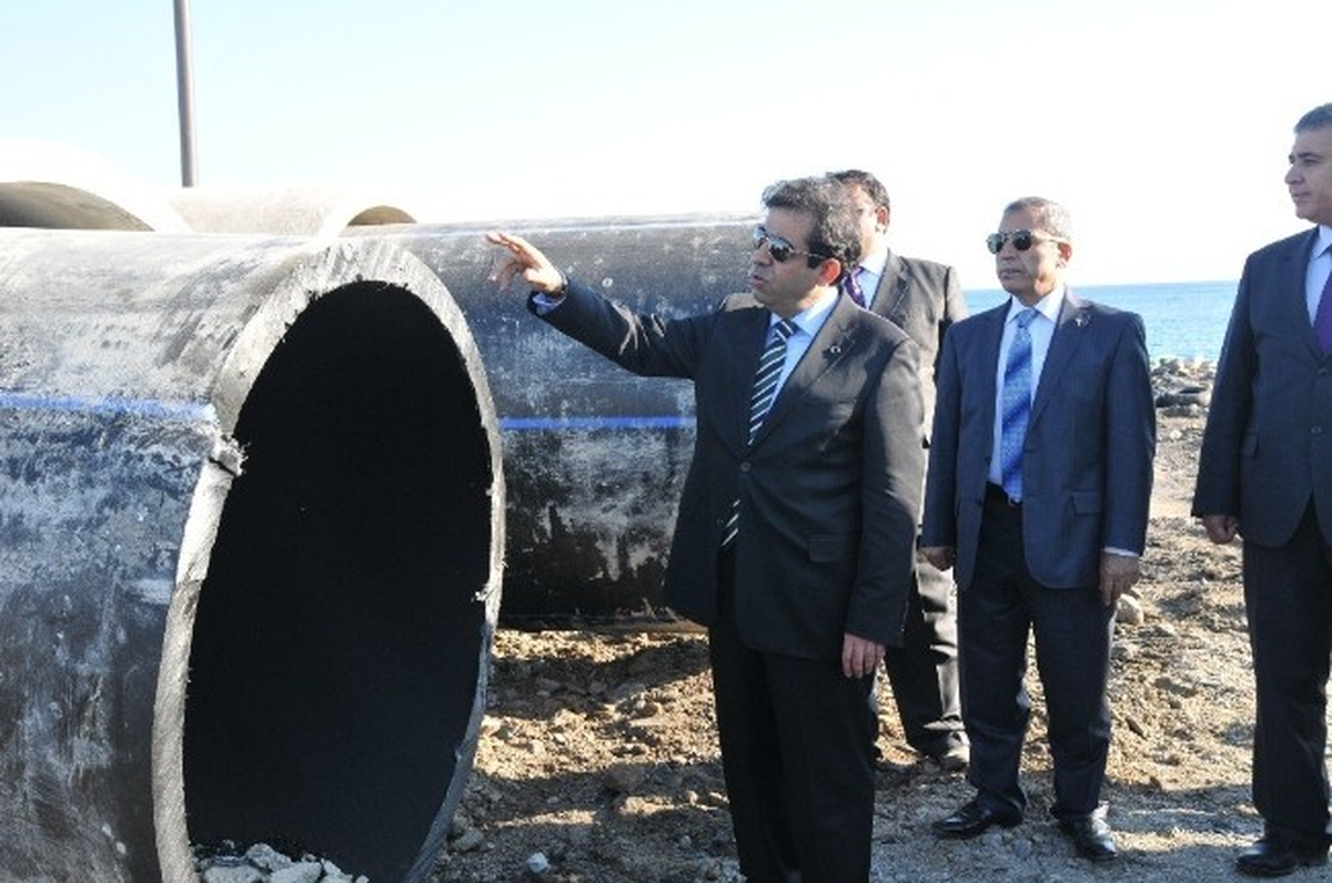 Güzeloğlu Alaköprü Barajı Deniz Geçişi İsale Hattı İnşaatını İnceledi