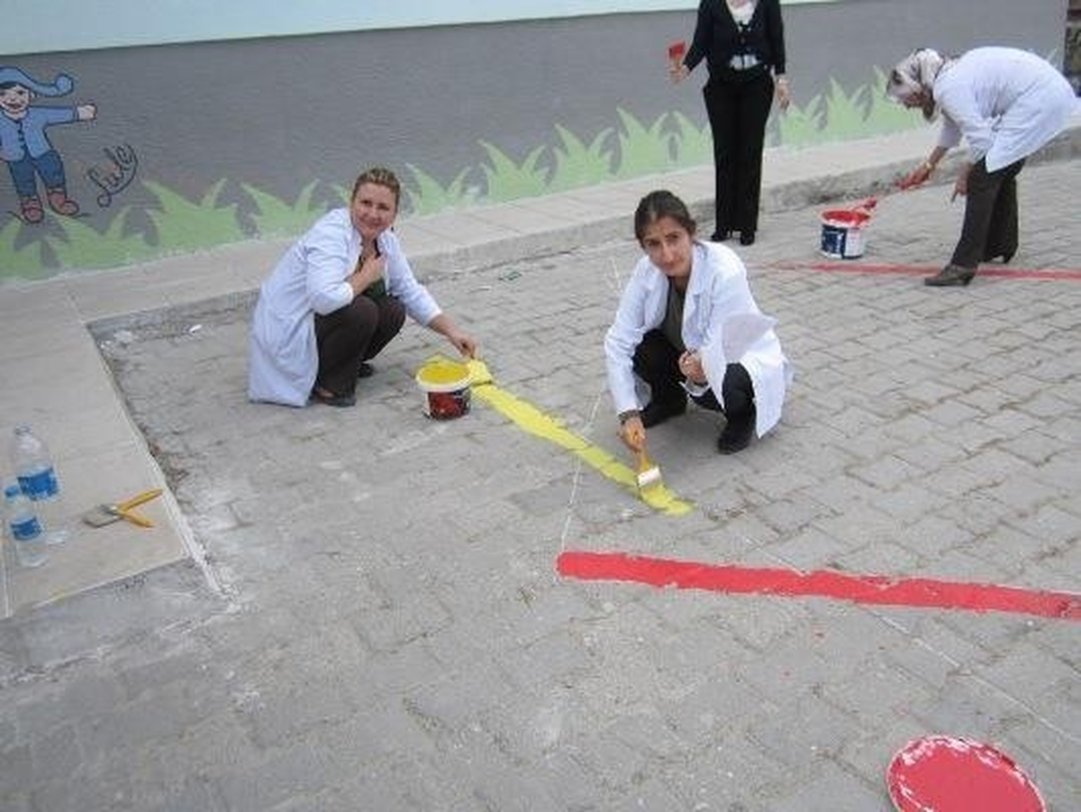Küre\'de Renkli Okulum Projesi Start Aldı