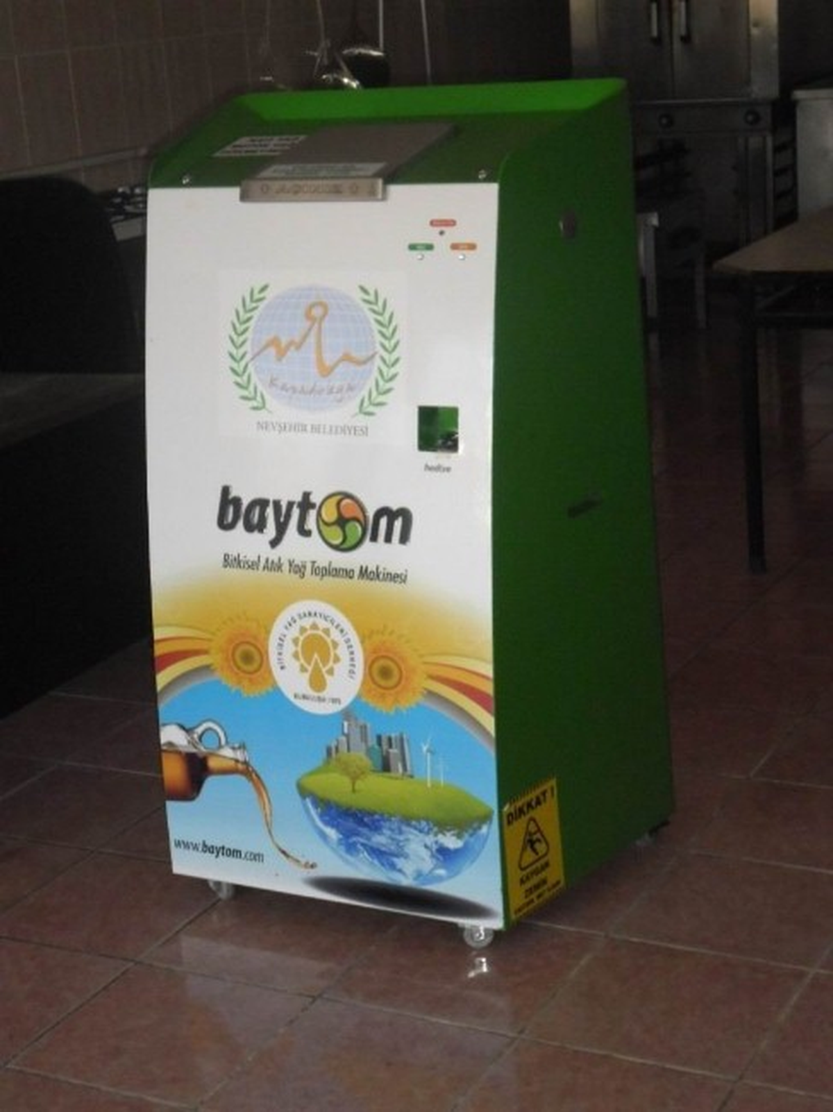 Nevşehir\'de Bitkisel Atık Yağlar Toplanıyor