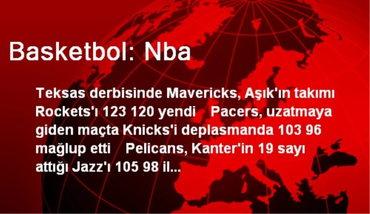 Basketbol: Nba