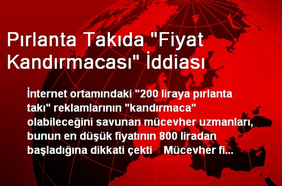 Mücevher Uzmanları, Fiyat Kandırmacasına Karşı Uyardı