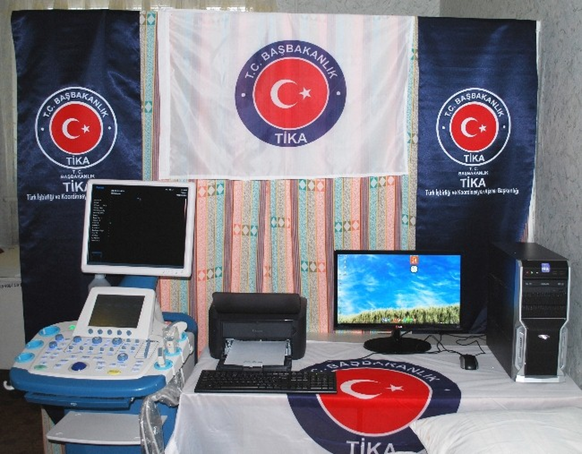 Tika\'dan Ukrayna\'nın Bahçesaray Bölgesindeki Hastaneye Destek