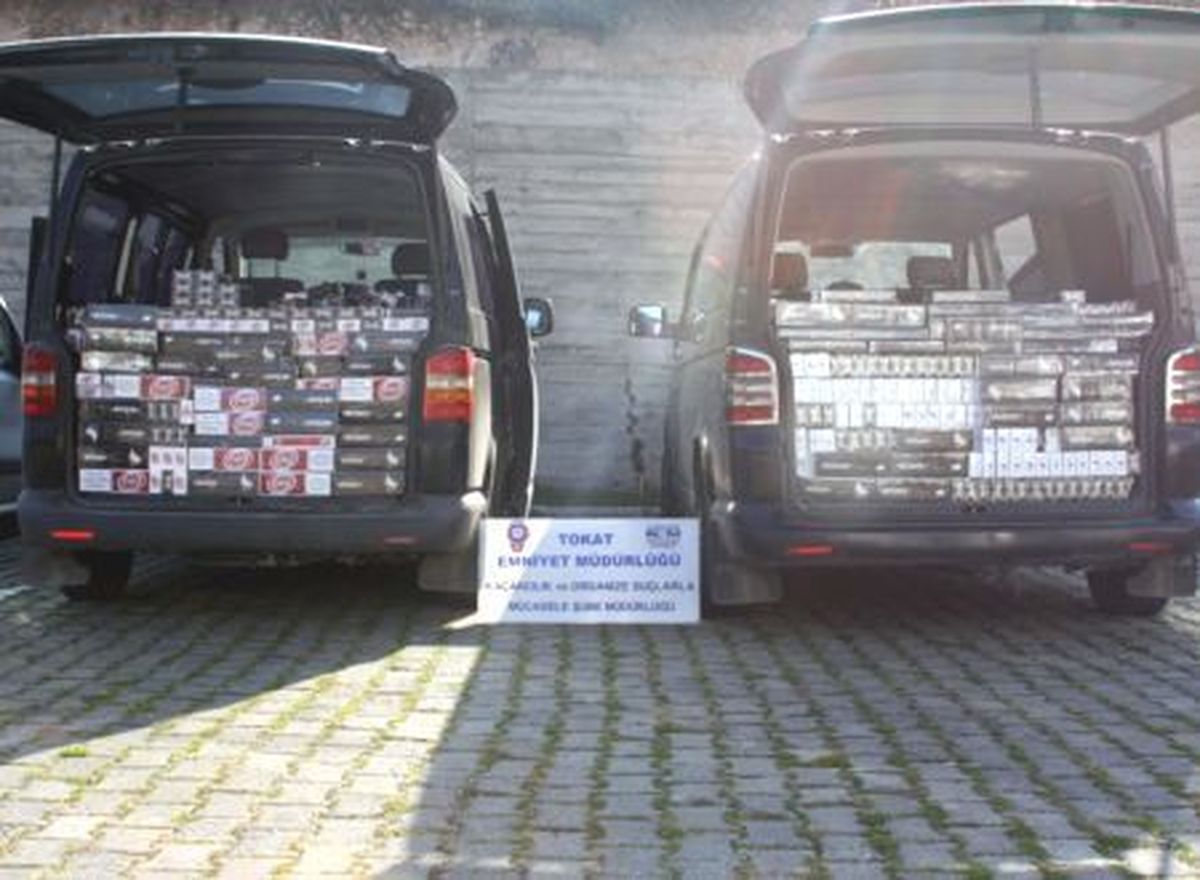 Tokat\'ta 51 Bin Paket Kaçak Sigara Ele Geçirildi