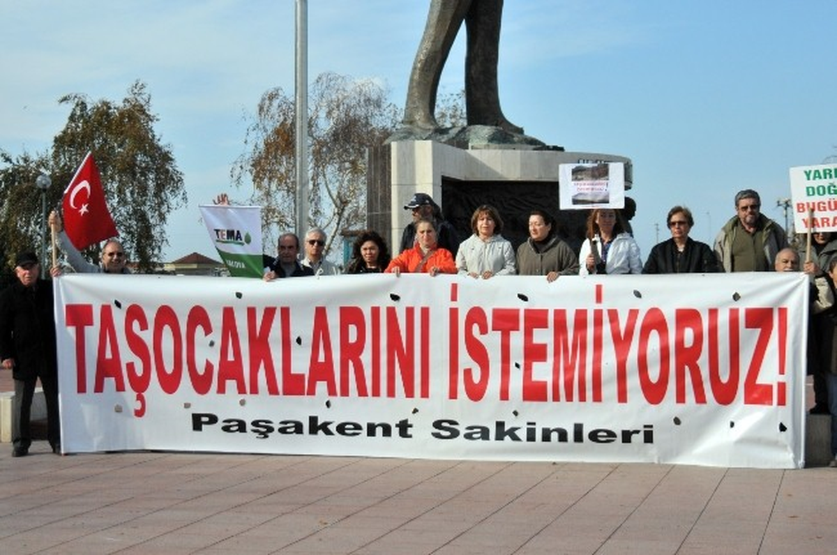 Yalovalı Çevreciler Taş Ocakları İçin Ayaklandı