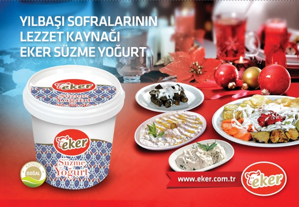 Yılbaşı Mezelerinin Lezzet Kaynağı Eker Süzme Yoğurt
