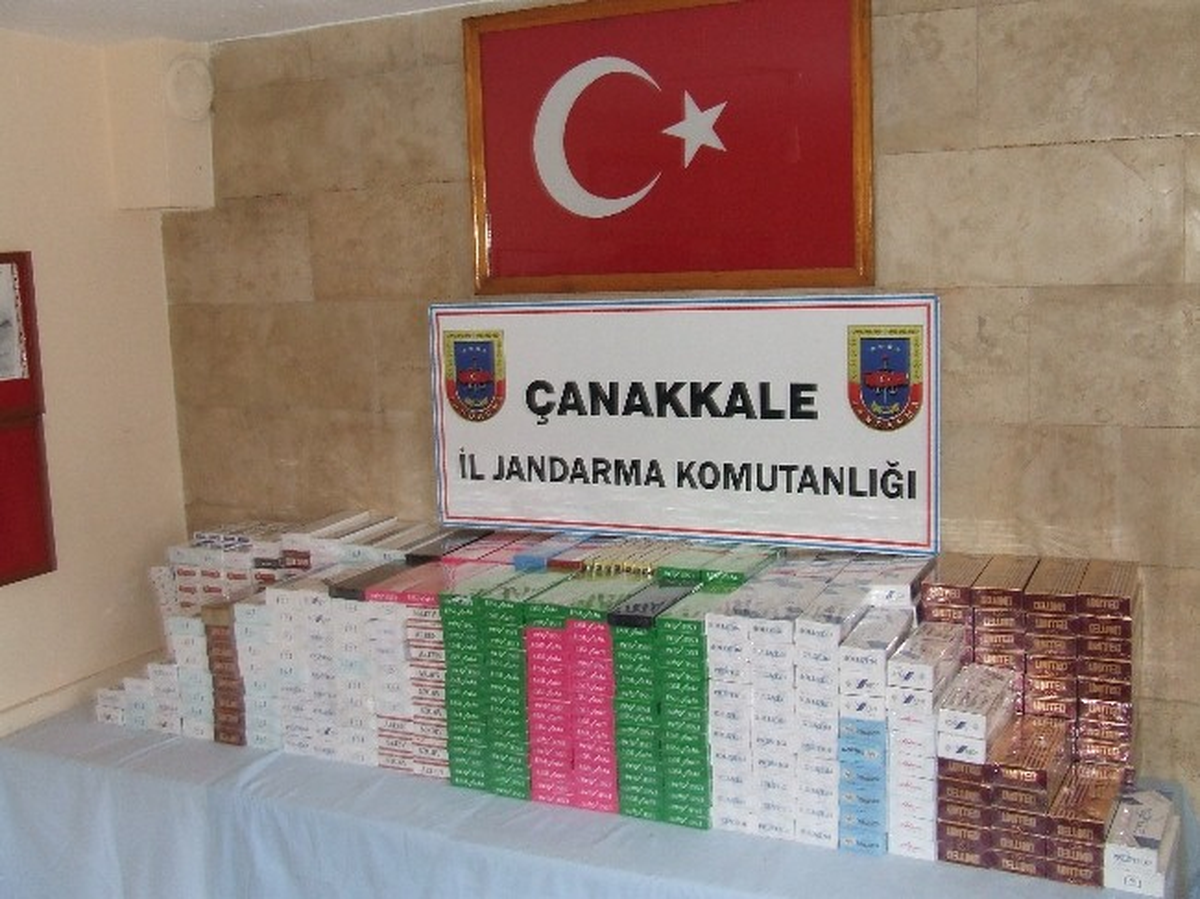 Çanakkale\'de Kaçak Sigara Operasyonu