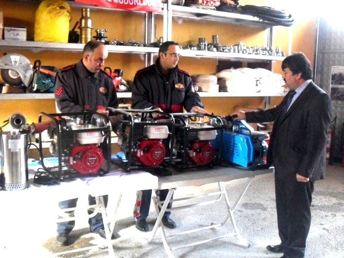 Çaycuma Belediyesi İtfaiye Ekibine Yeni Malzemeler Alındı