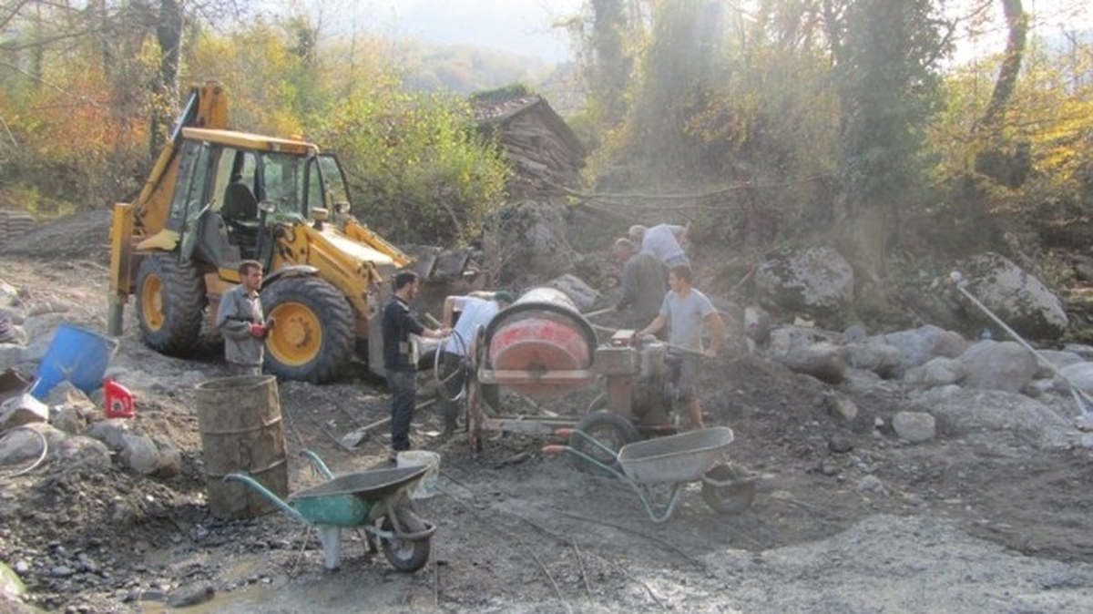 Cide\'de Beton Köprü Hizmete Açıldı