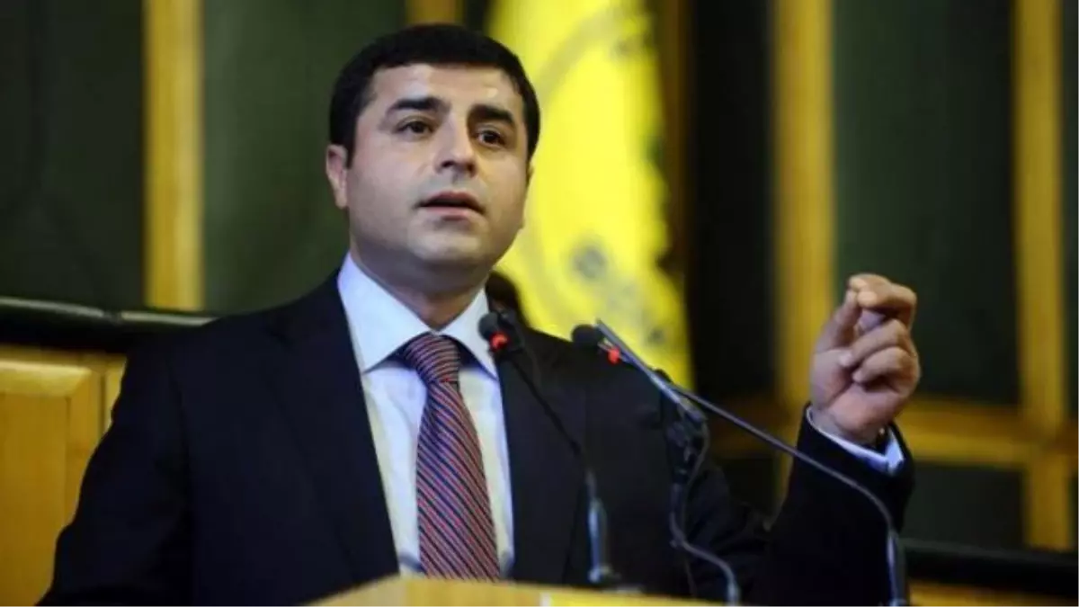 Demirtaş\'tan Gündeme İlişkin Açıklama