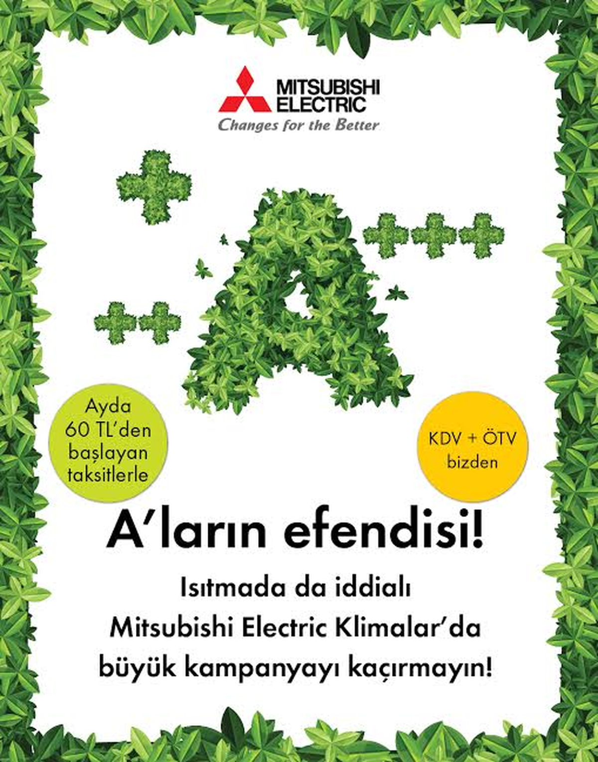 Düşük Dış Hava Sıcaklıklarında Isıtma Mitsubishi\'den