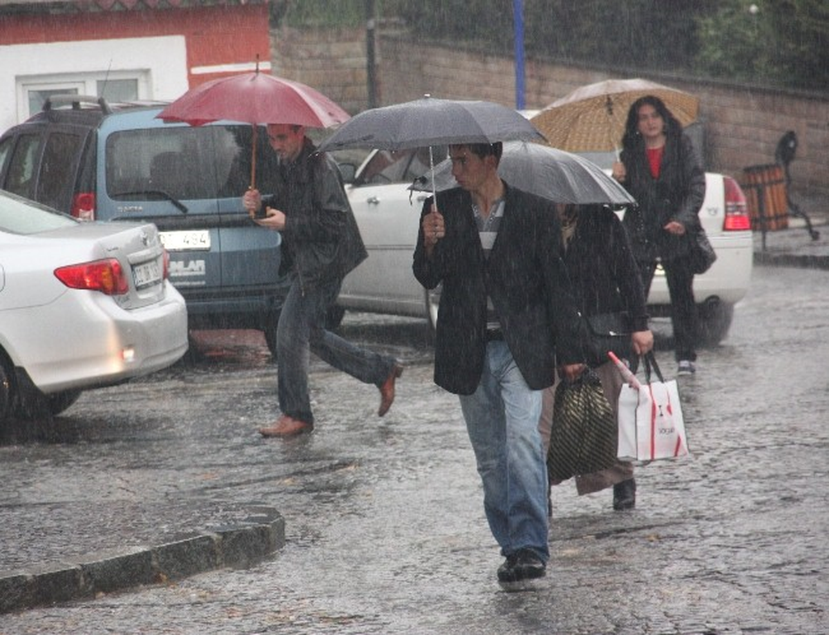 Edirne\'de Sağanak Yağış