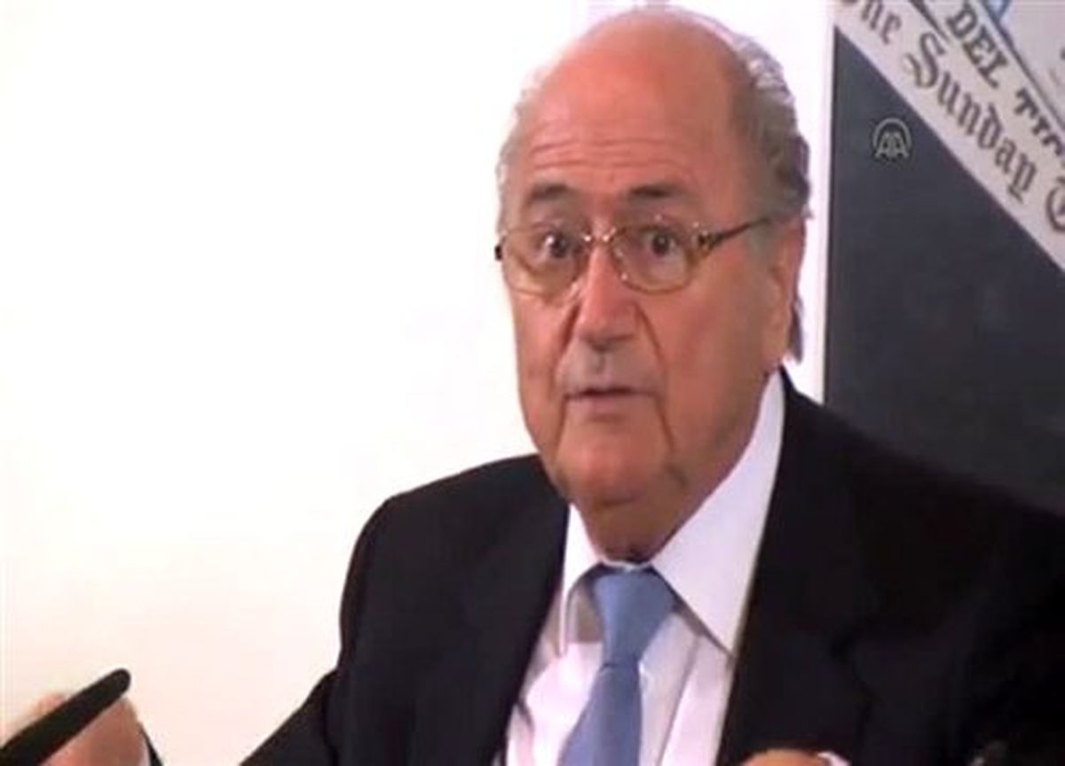 FIFA Başkanı Blatter "Irkçılık dünyada olmamalı, ama var"