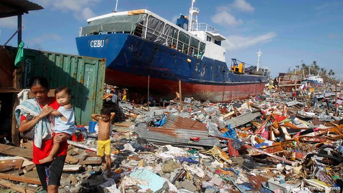 Filipinler\'deki Haiyan Tayfunu